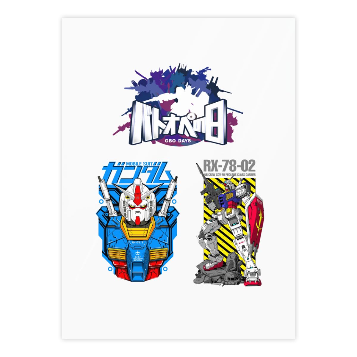 Amazon.co.jp: ネオ ジオンガンダム ステッカー セット 手帳シール